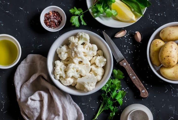 Potato and Cauliflower Soup Ingredients